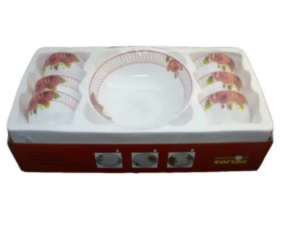 Салатник (1+6) в пенопласте 7410 (6*450мл+1*800мл) ✅ базовая цена 291.87 грн. ✔ Опт ✔ Скидки ✔ Заходите! - Интернет-магазин ✅ Фортуна-опт ✅