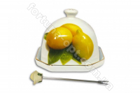 Лимонница керамическая с вилкой ELINA EL-4072 ✅ базовая цена 44.40 грн. ✔ Опт ✔ Акции ✔ Заходите! - Интернет-магазин Fortuna-opt.com.ua.