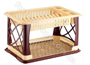 Сушилка для посуды 2-х ярусная Элиф 14768 ✅ базовая цена 346.76 грн. ✔ Опт ✔ Акции ✔ Заходите! - Интернет-магазин Fortuna-opt.com.ua.