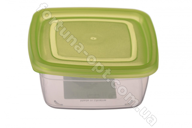 Контейнер пищевой квадратный эконом 0,9 л - 0790 ➜ Оптом и в розницу ✅ актуальная цена -Интернет магазин ✅ Фортуна ✅