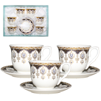 Набор чайный 12 пр 180 мл Клеопатра 146-02 ➜ Оптом и в розницу ✅ актуальная цена - Интернет магазин ✅ Фортуна ✅