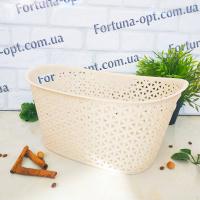 Корзина плетенка с ручками 36,5*25,5*19 см - Stenson - 84529 ✅ базовая цена $3.77 ✔ Опт ✔ Акции ✔ Заходите! - Интернет-магазин Fortuna-opt.com.ua.