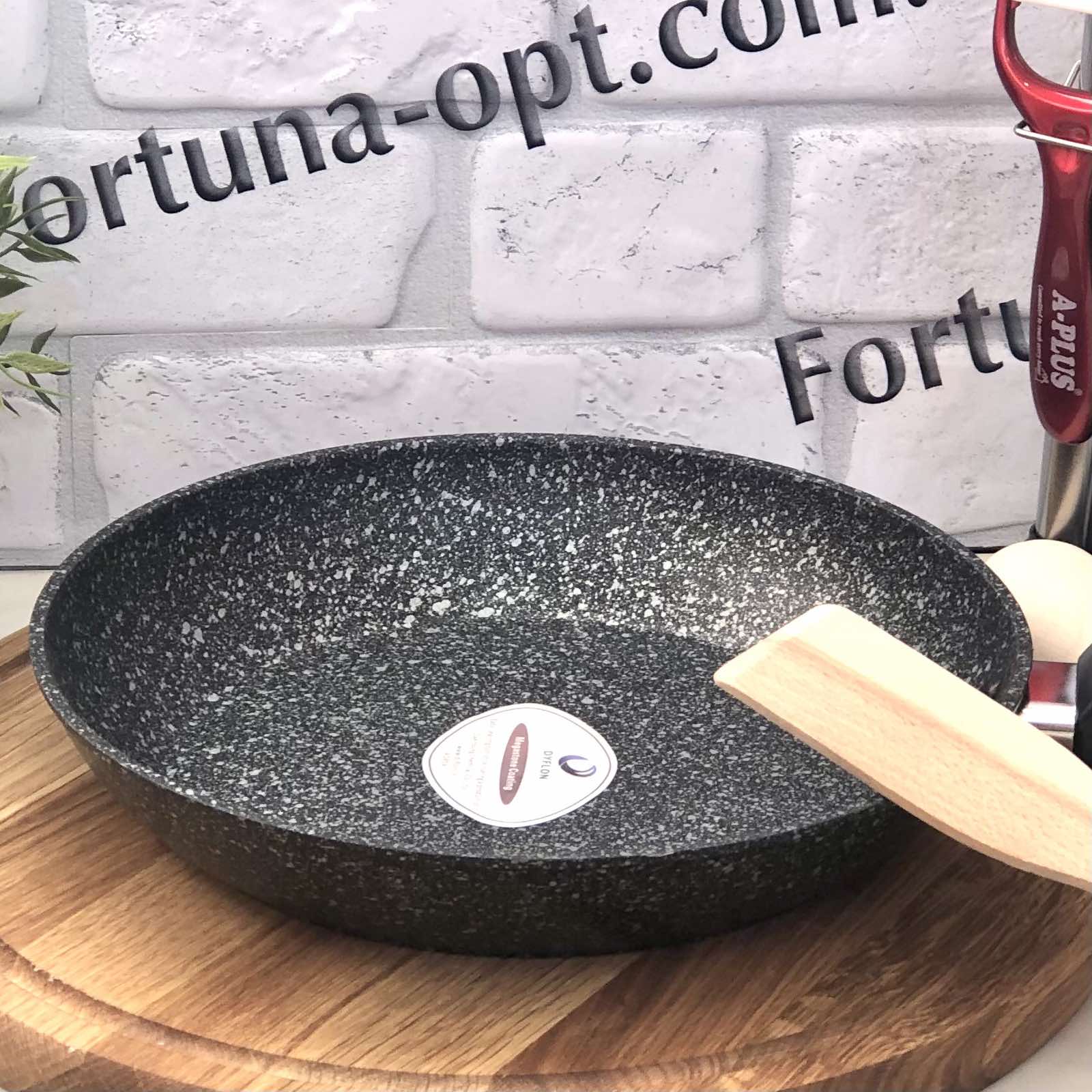 Сковорода с гранитным покрытием A-Plus 26 см - 1522  ✅ базовая цена $8.81 ✔ Опт ✔ Скидки ✔ Заходите! - Интернет-магазин ✅ Фортуна-опт ✅