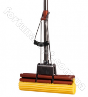 Швабра с двойным отжимом с телескопической ручкой из нержавеющей стали и дополнительными держателями - 2029 ➜ Оптом и в розницу ✅ актуальная цена -Интернет магазин ✅ Фортуна ✅