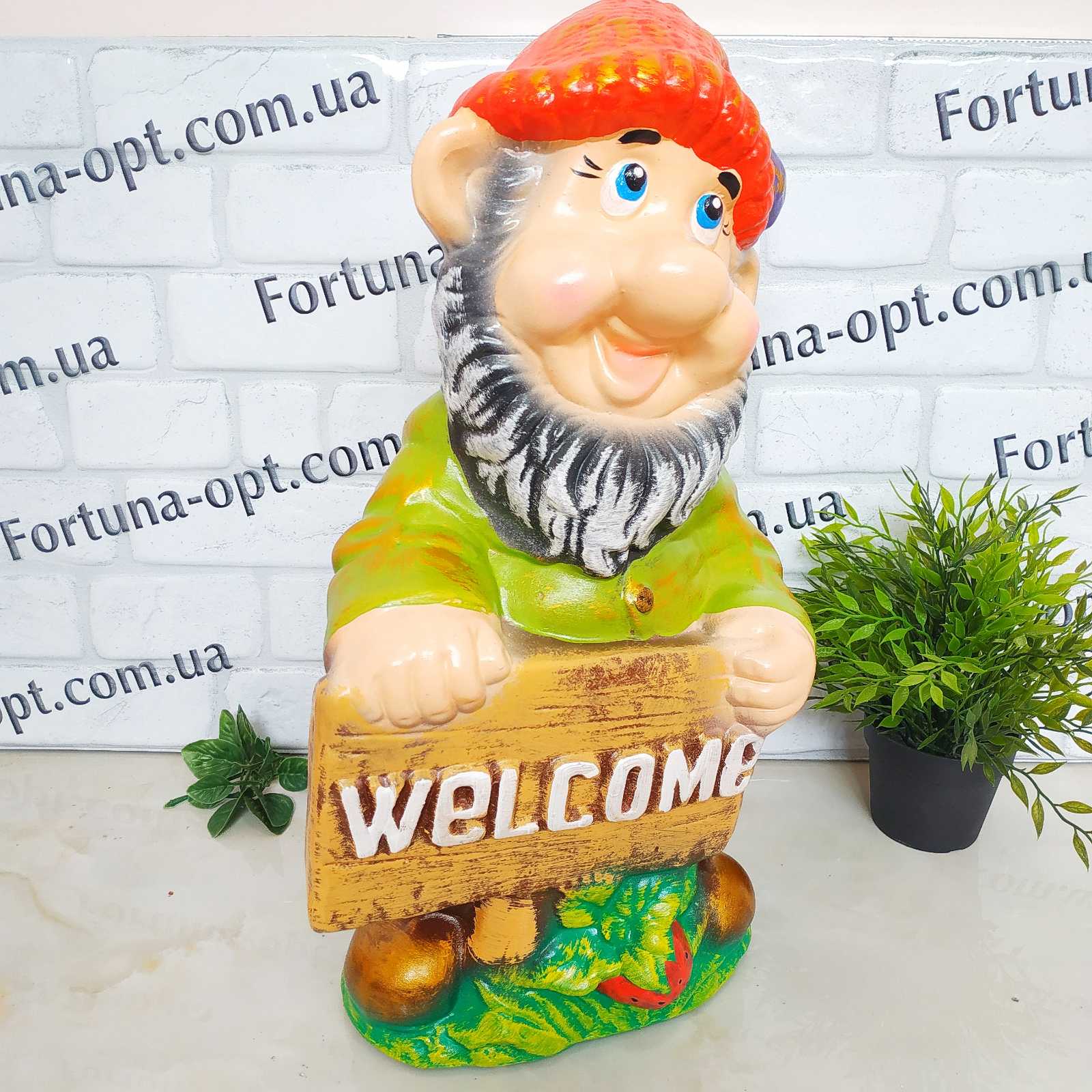 Гном Велком керамический 9687 ✅ базовая цена 324.50 грн. ✔ Опт ✔ Скидки ✔ Заходите! - Интернет-магазин ✅ Фортуна-опт ✅