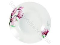 Тарелка керамическая десертная №8 Магнолия - 17167 ➜ Оптом и в розницу ✅ актуальная цена - Интернет магазин ✅ Фортуна ✅