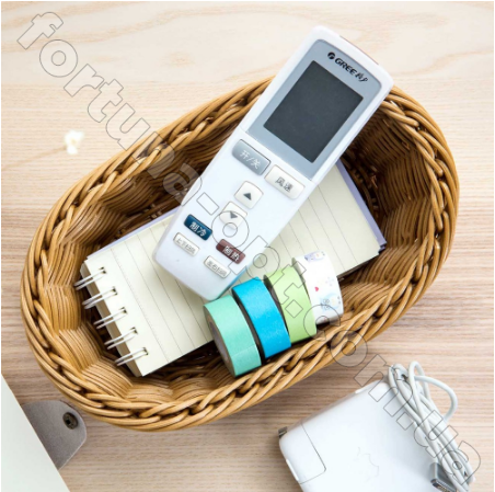 Плетенная корзинка пластик 24*19*8 см - Empire ЕМ - 9780  ✅ базовая цена $2.23 ✔ Опт ✔ Скидки ✔ Заходите! - Интернет-магазин ✅ Фортуна-опт ✅