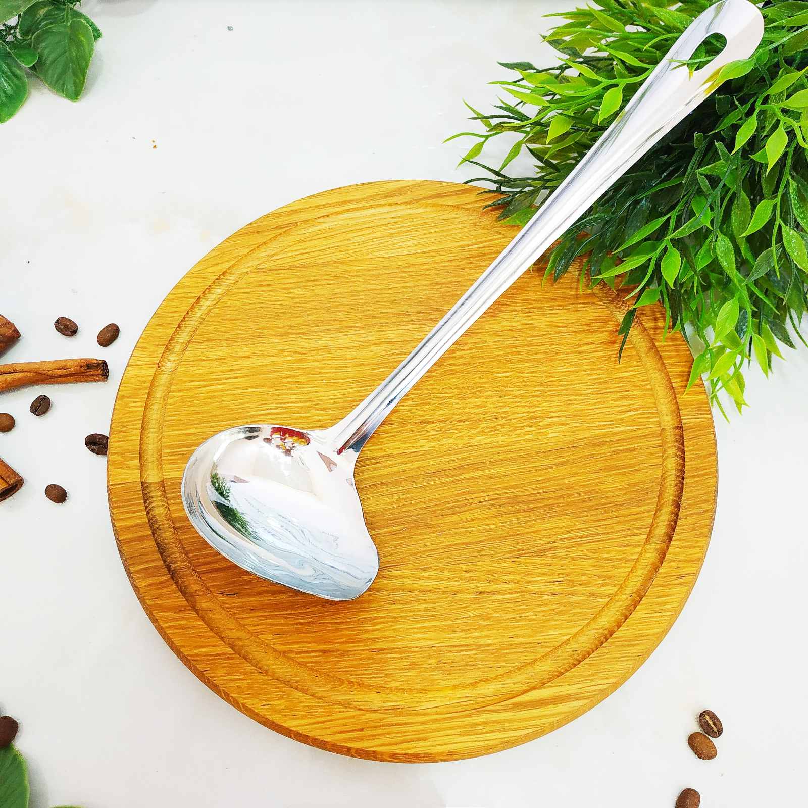 Половник кухонный с носиком из нержавеющей стали A-Plus - 0224  ✅ базовая цена $0.94 ✔ Опт ✔ Скидки ✔ Заходите! - Интернет-магазин ✅ Фортуна-опт ✅