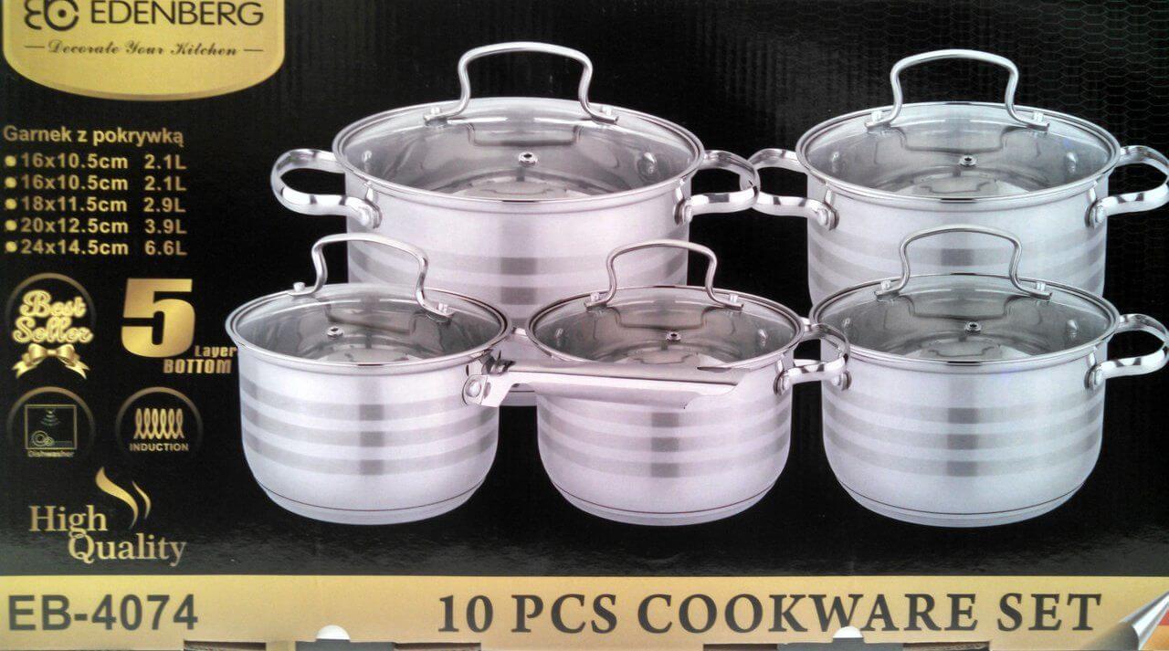 Набор посуды Edenberg EB - 4074➜ Опт и розница ✅ актуальная цена -Интернет магазин ✅ Фортуна ✅