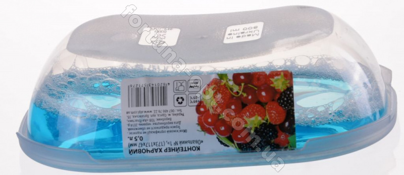 Емкость герметичная для хранения продуктов овал 1,15 л - 0480 ➜ Оптом и в розницу ✅ актуальная цена -Интернет магазин ✅ Фортуна ✅