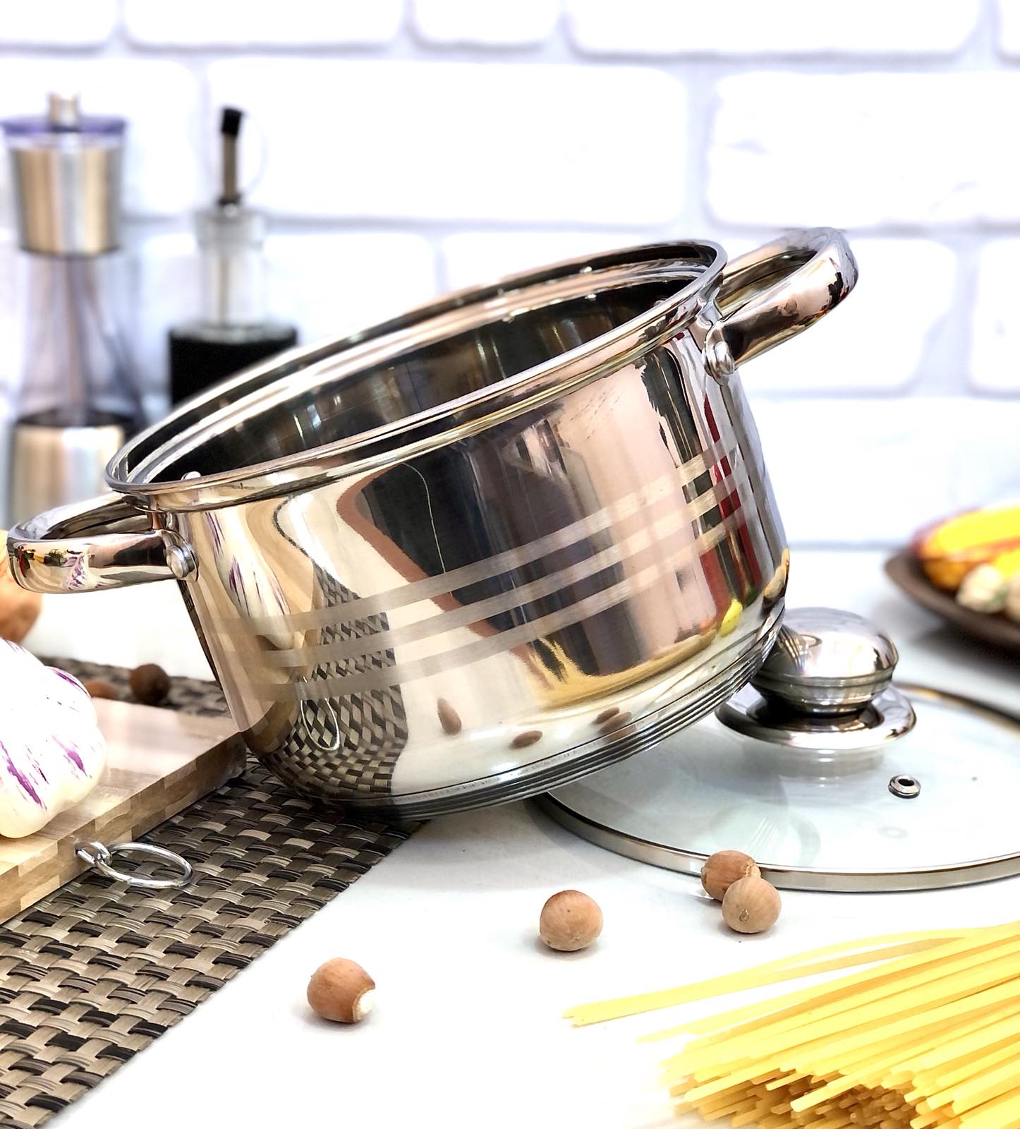 Кастрюля нержавеющая A-Plus - 2164 - 1,4 л ✅ базовая цена $6.46 ✔ Опт ✔ Скидки ✔ Заходите! - Интернет-магазин ✅ Фортуна-опт ✅