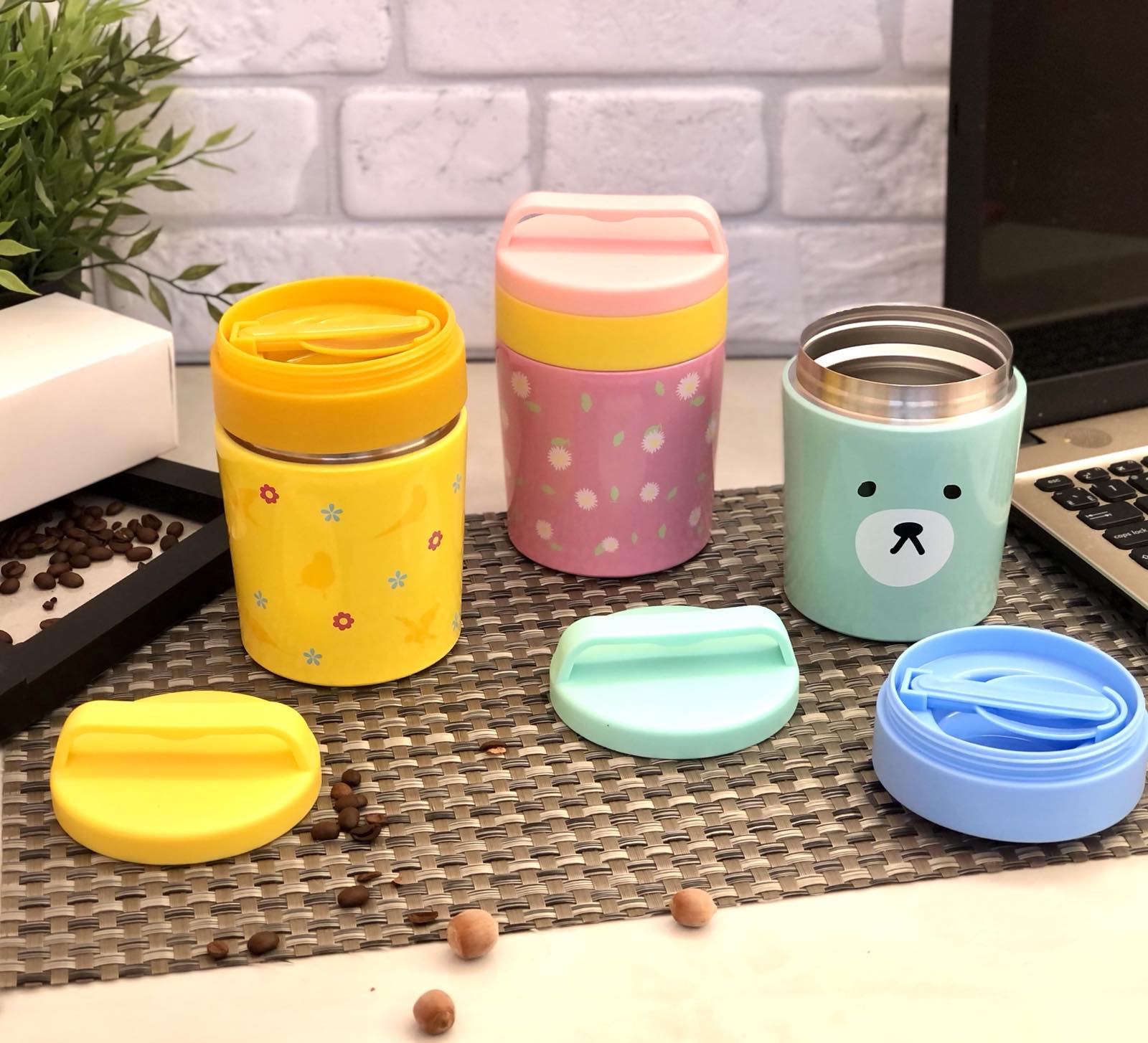 Термос пищевой детский A-Plus - 1665 - 350 мл   ➜ фото ➜р озн цена $6.44 -Интернет-магазин ✅ Fortuna-opt.com.ua. ✅