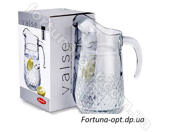 Кувшин для воды Pasabahce Valse 43474 - 1,3 л ➜ Оптом и в розницу ✅ актуальная цена -Интернет магазин ✅Фортуна✅