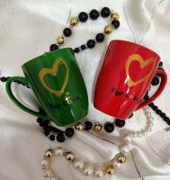 Чашка 340 мл "Для нее и для него" 2628 ✅ базовая цена 70.02 грн. ✔ Опт ✔ Акции ✔ Заходите! - Интернет-магазин Fortuna-opt.com.ua.