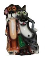 Волк и пес №2 керамический 0203 ➜ Оптом и в розницу ✅ актуальная цена -Интернет магазин ✅ Фортуна ✅