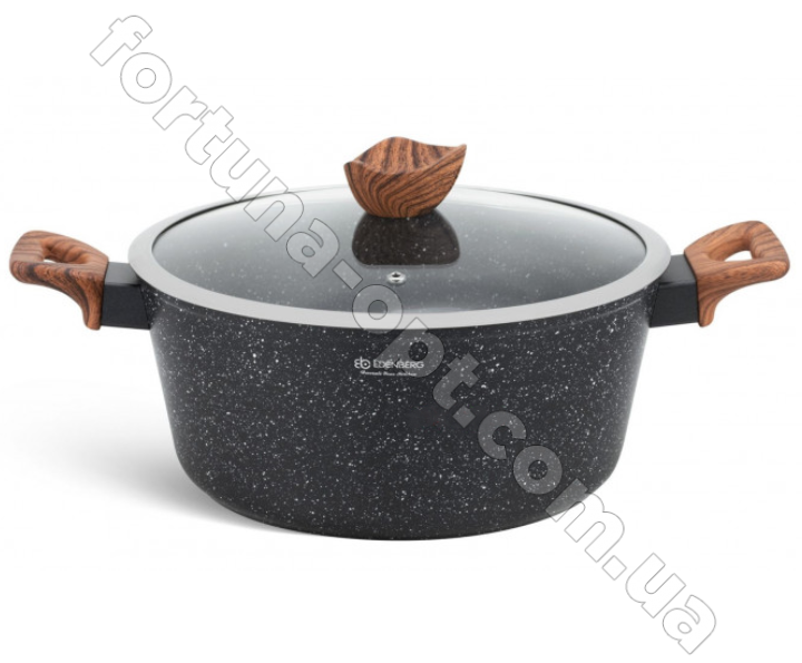 Набор посуды Edenberg EB - 5616 Ebony Maple Line - 15 пр, мраморное покрытие ✅ базовая цена $98.04 ✔ Опт ✔ Скидки ✔ Заходите! - Интернет-магазин ✅ Фортуна-опт ✅