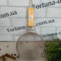 Сито с деревянной ручкой 18.5 см А-Плюс - 185 а-плюс ✅ базовая цена $1.37 ✔ Опт ✔ Акции ✔ Заходите! - Интернет-магазин Fortuna-opt.com.ua.