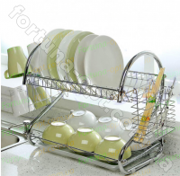 Сушилка для посуды 2-х ярусная A-Plus - 1154 ✅ базовая цена $12.43 ✔ Опт ✔ Акции ✔ Заходите! - Интернет-магазин Fortuna-opt.com.ua.