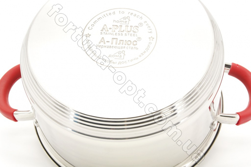 Набор нержавеющей посуды A-Plus - 0671➜ Опт и розница ✅ актуальная цена -Интернет магазин ✅ Фортуна ✅