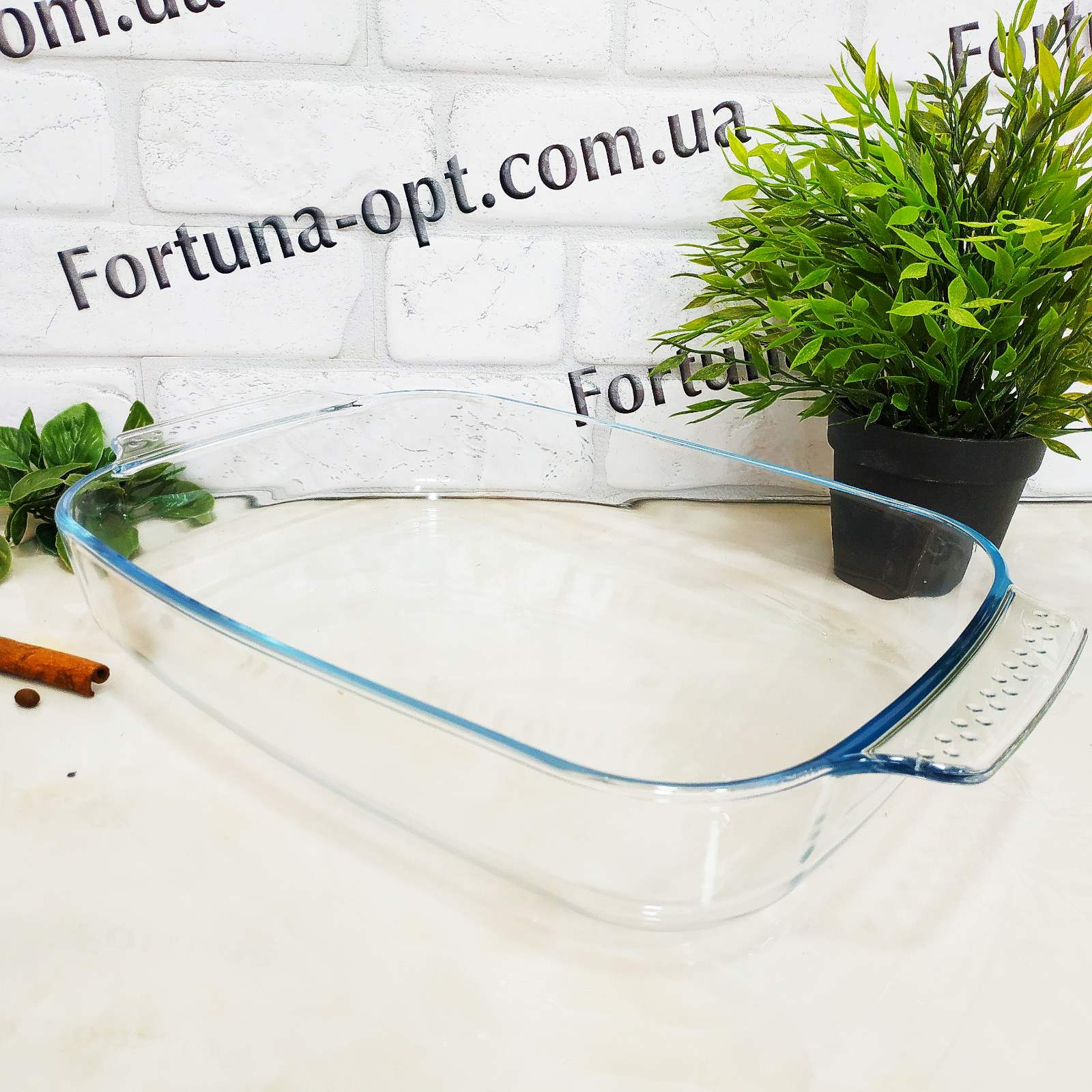 Противень из термостекла прямоугольный A-Plus - 1094 ✅ базовая цена $9.16 ✔ Опт ✔ Скидки ✔ Заходите! - Интернет-магазин ✅ Фортуна-опт ✅