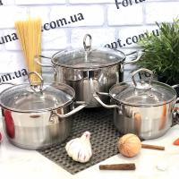 Набор посуды 6 предметов A-Plus - 1294 ➜ Оптом и в розницу ✅ актуальная цена - Интернет магазин ✅ Фортуна ✅