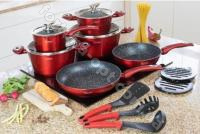 Набор посуды Edenberg EB - 5612 Burgundy Metallic Line ✅ базовая цена $107.85 ✔ Опт ✔ Акции ✔ Заходите! - Интернет-магазин Fortuna-opt.com.ua.