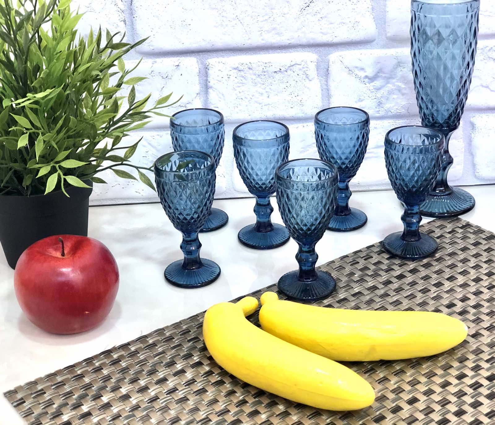 Рюмка 40 гр Блу 6 шт/наб A-Plus - 9054 ✅ базовая цена $6.46 ✔ Опт ✔ Скидки ✔ Заходите! - Интернет-магазин ✅ Фортуна-опт ✅