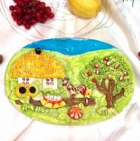 Панно цветное полуовал 7328 ➜ Оптом и в розницу ✅ актуальная цена -Интернет магазин ✅ Фортуна ✅