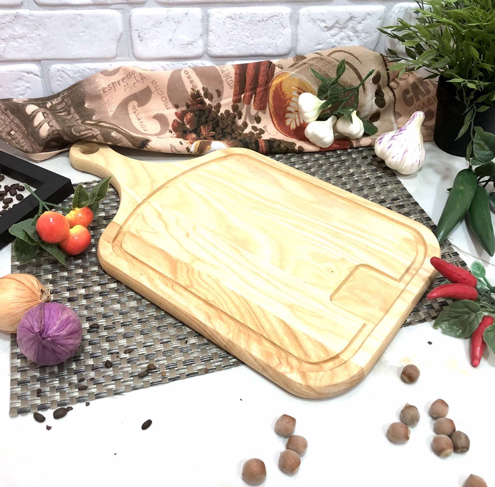 Доска разделочная Ясень с ручкой 20*35 см 2035яср ✅ базовая цена 129.47 грн. ✔ Опт ✔ Скидки ✔ Заходите! - Интернет-магазин ✅ Фортуна-опт ✅