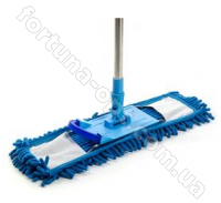 Полотер с микрофиброй Лапша с телескопической ручкой из нержавеющей стали - 8107 ➜ Оптом и в розницу ✅ актуальная цена -Интернет магазин ✅ Фортуна ✅