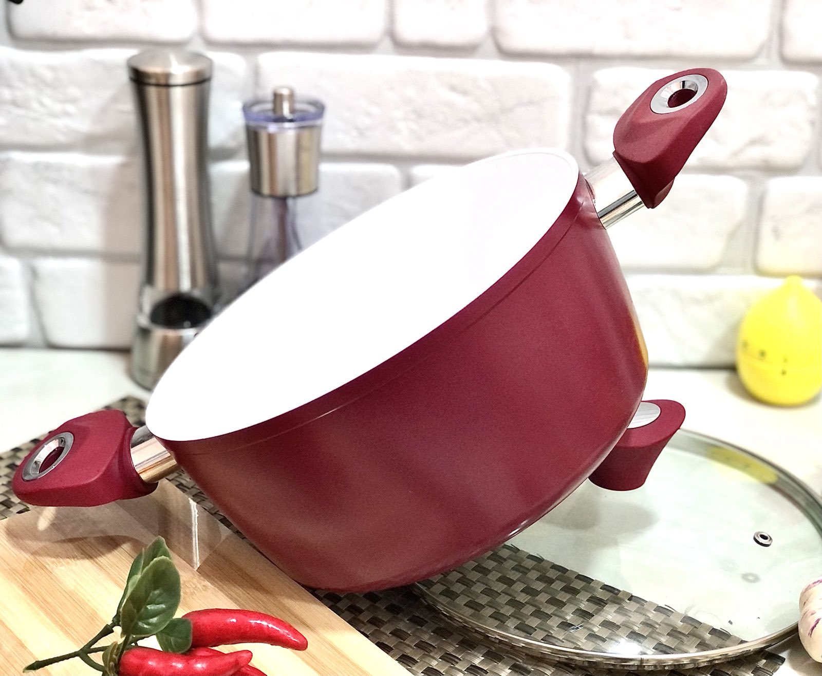 Кастрюля Kamille с керамическим покрытием - 4211  ✅ базовая цена $21.70 ✔ Опт ✔ Скидки ✔ Заходите! - Интернет-магазин ✅ Фортуна-опт ✅