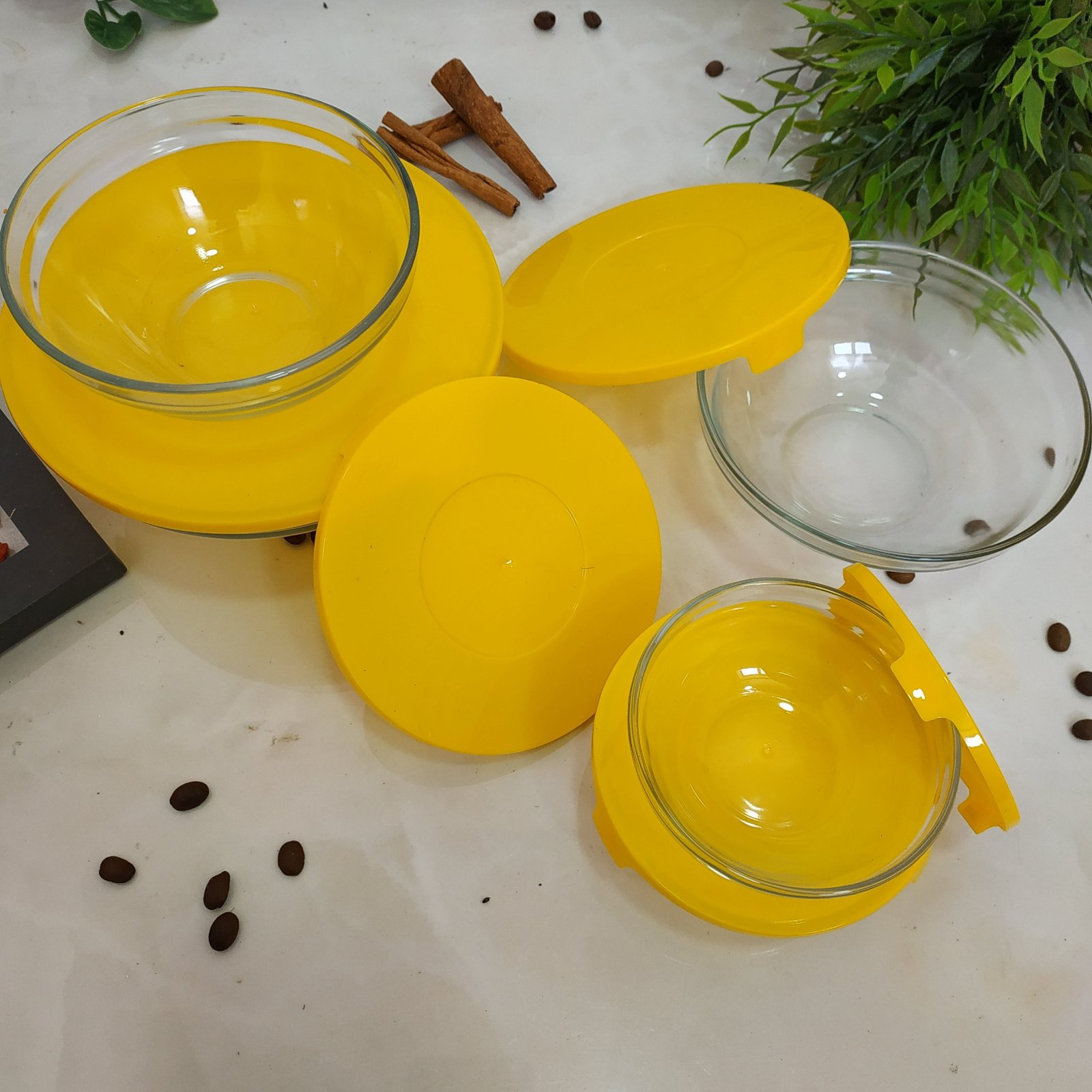 Судочки стекло с крышкой Frico FRU - 432 - 5 пр ✅ базовая цена $3.65 ✔ Опт ✔ Скидки ✔ Заходите! - Интернет-магазин ✅Фортуна-опт ✅