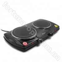 Плита керамическая двойная диск Domotec MS - 5852 ➜ Оптом и в розницу ✅ актуальная цена -Интернет магазин ✅ Фортуна ✅