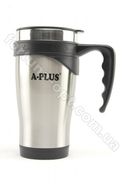 Кружка-термос A-Plus - 1623 - 450 мл ➜ базовая цена $3.49 ✅ - Интернет-магазин ✅ Фортуна ✅