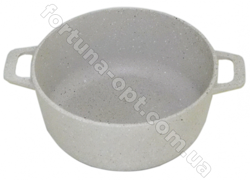 Казан - кастрюля со стеклянной крышкой светло - серый гранит Талко AA 3202 - 2 л ✅ базовая цена 488.39 грн. ✔ Опт ✔ Скидки ✔ Заходите! - Интернет-магазин ✅ Фортуна-опт ✅