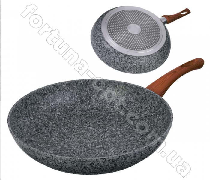 Сковорода Benson BN - 544 (28 см) с крышкой, антипригарное гранитное покрытие ✅ базовая цена $19.67 ✔ Опт ✔ Скидки ✔ Заходите! - Интернет-магазин ✅ Фортуна-опт ✅
