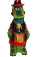 Крокодил Гена керамический 2982 ➜ Оптом и в розницу ✅ актуальная цена -Интернет магазин ✅ Фортуна ✅