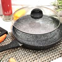 Сковорода мраморная с крышкой 26см А-плюс - 1513 ✅ базовая цена $14.86 ✔ Опт ✔ Акции ✔ Заходите! - Интернет-магазин Fortuna-opt.com.ua.