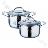 Набор кастрюль из нержавеющей стали Wellberg WB - 1029 ➜ Оптом и в розницу ✅ актуальная цена - Интернет магазин ✅ Фортуна ✅