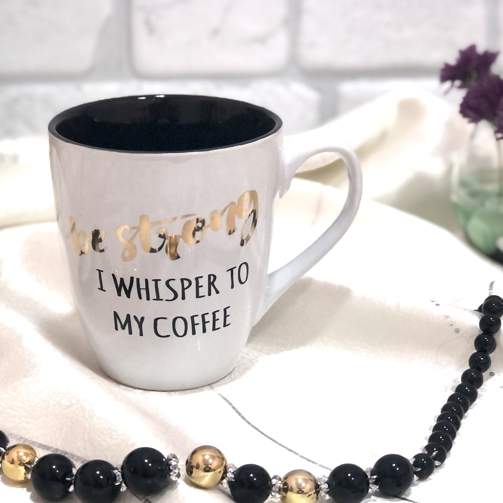 Чашка 550 мл "Be strong" 10316 ✅ базовая цена $2.68 ✔ Опт ✔ Скидки ✔ Заходите! - Интернет-магазин ✅ Фортуна-опт ✅