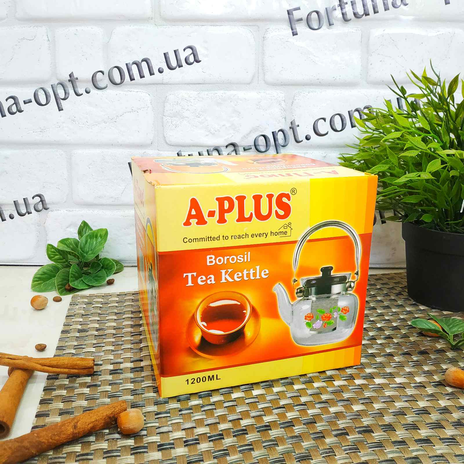 Заварочный чайник 1.2 л A-Plus - 1045 ✅ базовая цена $5.27 ✔ Опт ✔ Скидки ✔ Заходите! - Интернет-магазин ✅ Фортуна-опт ✅