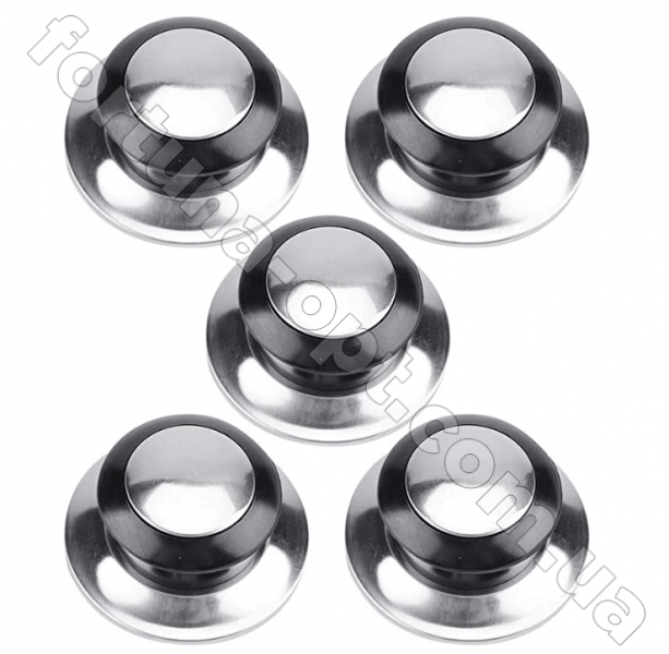 Ручка на крышку из нержавейки с пластиком Empire EM - 0857 ✅ базовая цена $0.25 ✔ Опт ✔ Скидки ✔ Заходите! - Интернет-магазин ✅ Фортуна-опт ✅