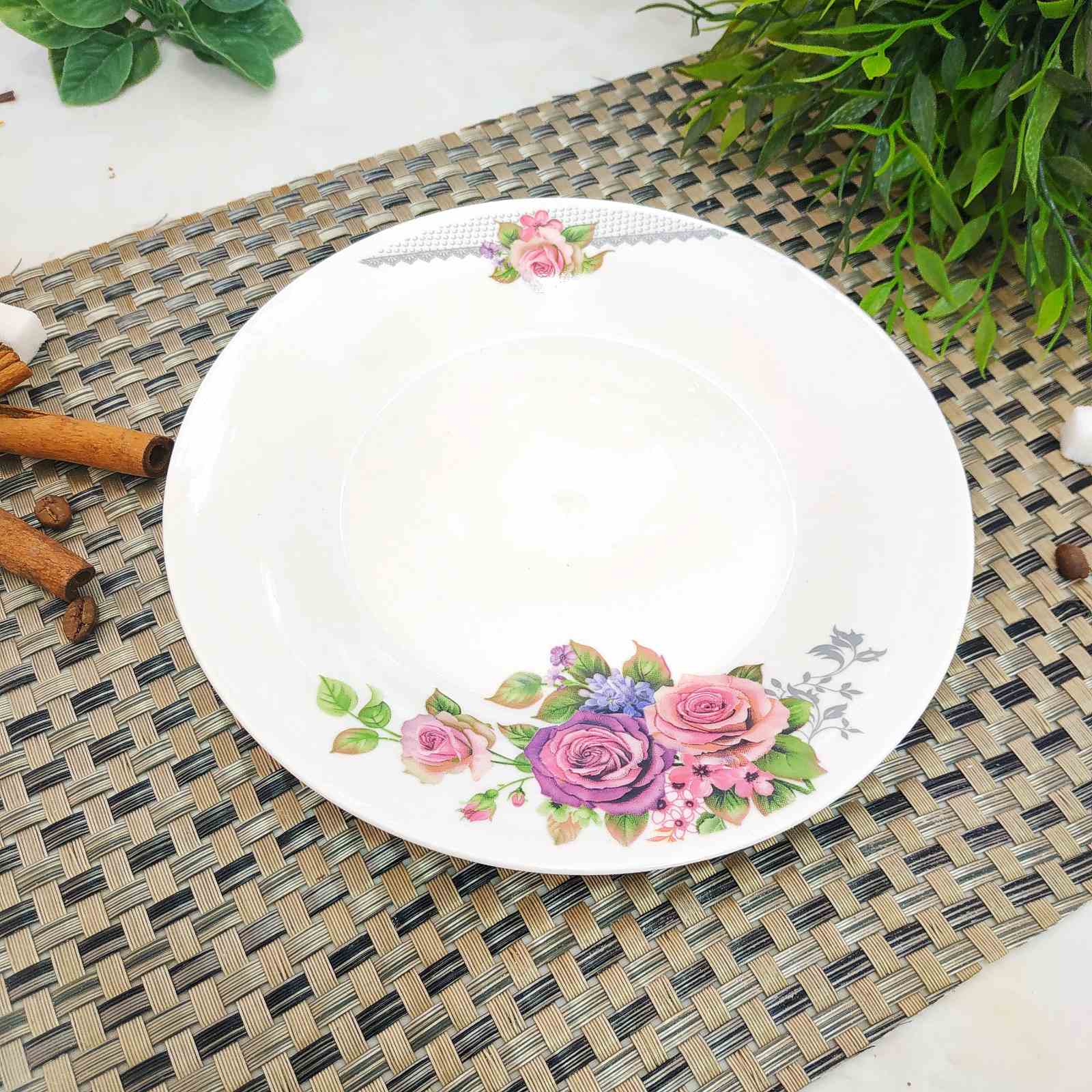 Тарелка керамическая №8 Волшебная роза 30081-002 ✅ базовая цена 27.48 грн. ✔ Опт ✔ Скидки ✔ Заходите! - Интернет-магазин ✅ Фортуна-опт ✅