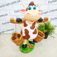  Корова с коромыслом гипс 1715 ➜ Оптом и в розницу ✅ актуальная цена -Интернет магазин ✅ Фортуна ✅