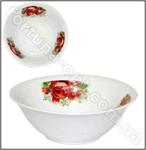 Салатник №7- 17.5см Красная роза фарфор 3078 ➜ Оптом и в розницу ✅ актуальная цена - Интернет магазин ✅ Фортуна ✅