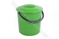 Ведро пластмассовое 10л с крышкой - 12952 ✅ базовая цена 61.24 грн. ✔ Опт ✔ Акции ✔ Заходите! - Интернет-магазин Fortuna-opt.com.ua.