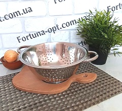 Дуршлаг на ножке нержавеющий A-Plus - 0823 (26 см) ✅ базовая цена $2.57 ✔ Опт ✔ Скидки ✔ Заходите! - Интернет-магазин ✅ Фортуна-опт ✅