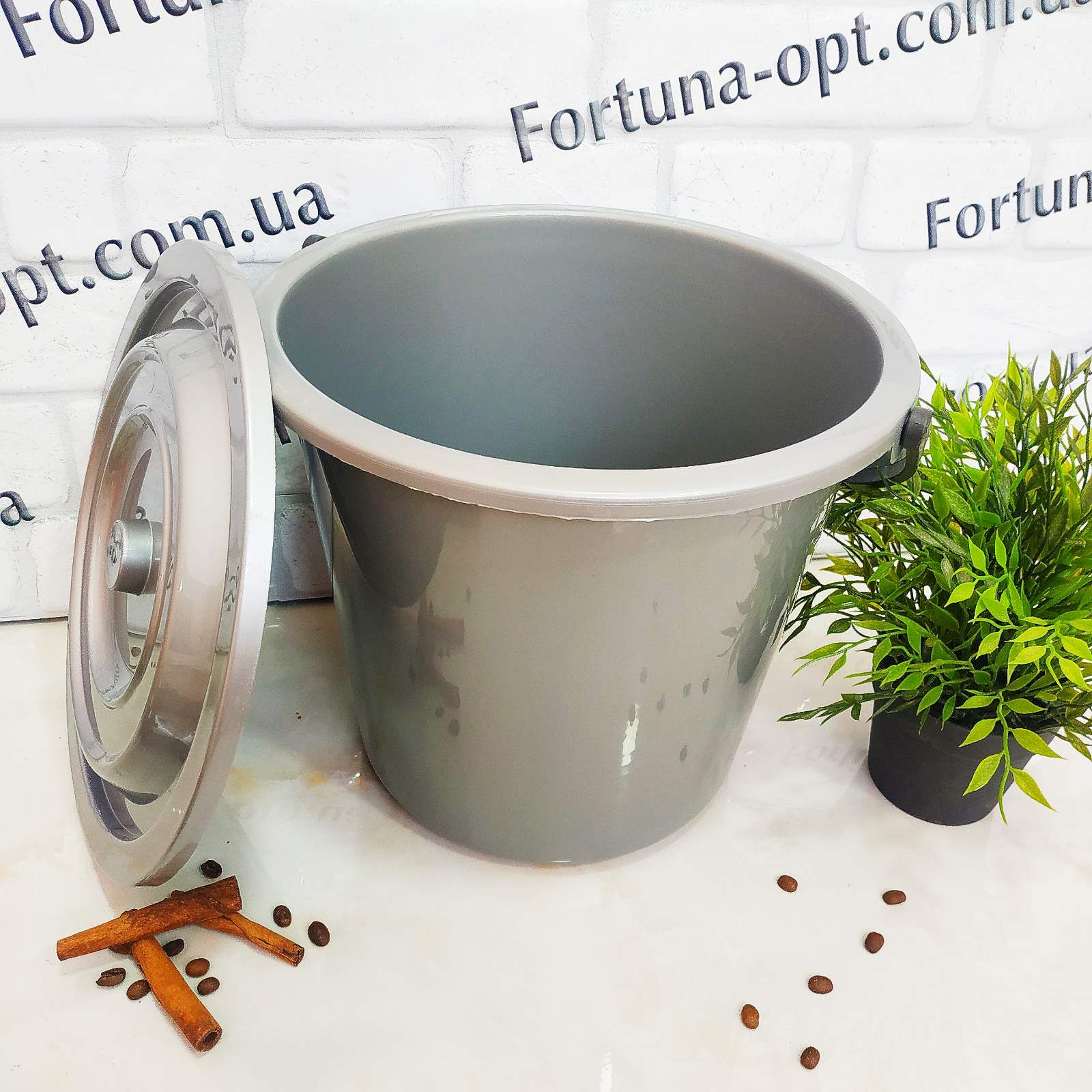 Ведро 11л пищевое с крышкой Эталон 0005 ✅базовая цена 104.22 грн. ✔ Опт ✔ Скидки ✔ Заходите! - Интернет-магазин ✅ Фортуна-опт ✅