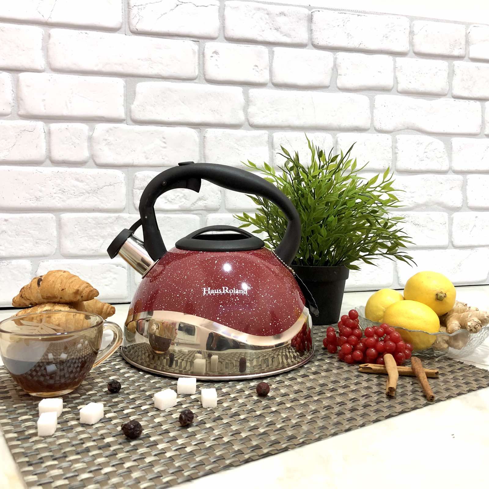 Чайник нержавеющий со свистком 3л Top-Kitchen- 784 ✅ базовая цена $21.67 ✔ Опт ✔ Скидки ✔ Заходите! - Интернет-магазин ✅ Фортуна-опт ✅