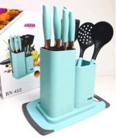 Набор кухонных ножей с кухонными принадлежностями Benson 412 ✅базовая цена $28.34 ✔ Опт ✔ Акции ✔ Заходите! - Интернет-магазин Fortuna-opt.com.ua.